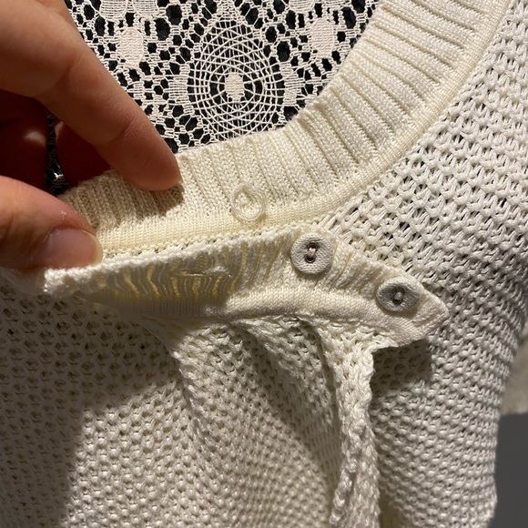 3 for 40 Free People cropped sweater vintage M - Picture 3 of 7